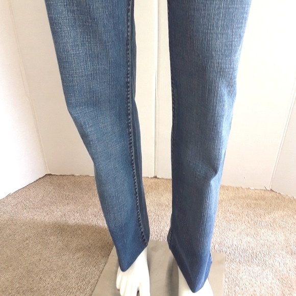 WRANGLE Q-BABY EMBELLISHED POCKETS BOOT CUT JEANS SZ 7/8 X 34 - Picture 2 of 10